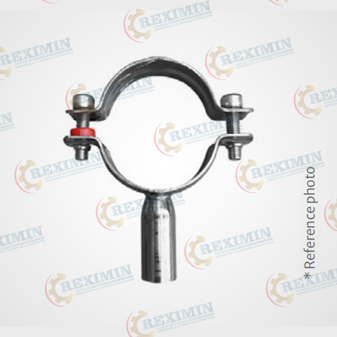 COLGADOR SOPORTE AJUSTABLE DE TUBOS SANITARIOS 304 CON ACOPLE SOLDABLE