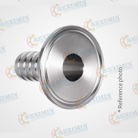 ACOPLE SANITARIO MIXTO ASTM A270 316L 3A EXTREMOS CLAMP